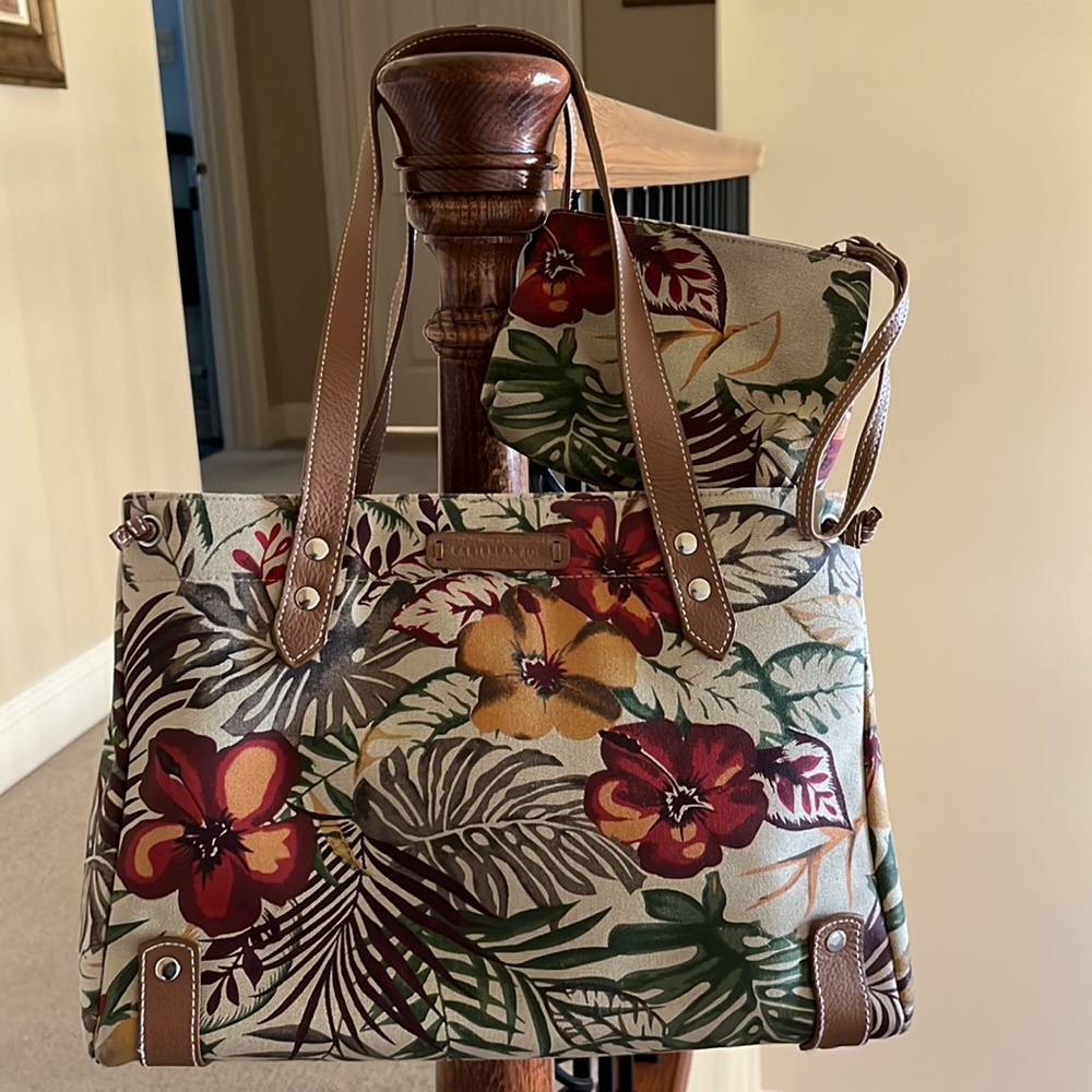 CARIBBEAN JOE TROPICAL TOTE BAG